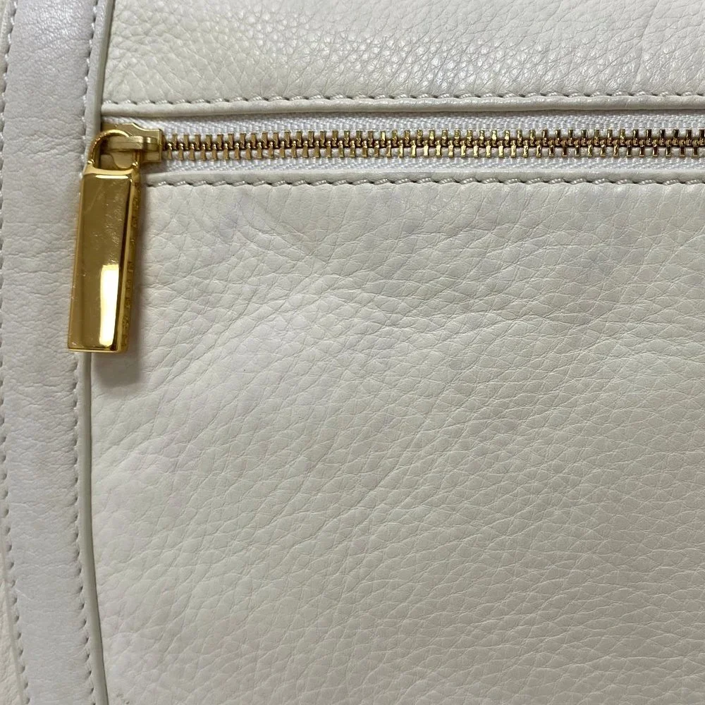 Tory Burch Amanda White Foldover Bag